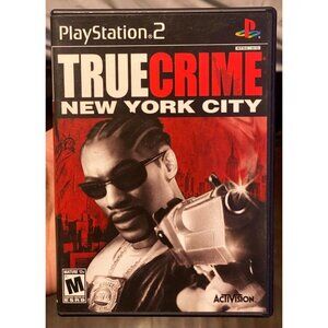 True Crime New York City (Sony PlayStation 2 PS2, 2005) Complete CIB Free Ship
